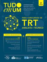 Livro - Tudo em um: TRT: Analista e técnico - 3ª edição - 2018