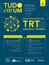 Livro - Tudo em um: TRT: Analista e técnico - 3ª edição - 2018