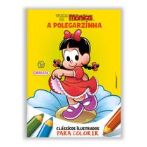 Livro - Turma da Mônica - Clássicos Ilustrados para Colorir: A Polegarzinha