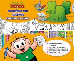 Livro - Turma Da Mônica - Colorindo com adesivos - Especial - Cebolinha Livro - Turma Da Mônica - Colorindo com adesivos - Especial - Cebolinha