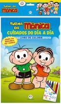 Livro - Turma da Mônica - com giz de cera
