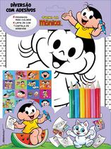 Livro - Turma Da Mônica - Diversão com adesivos - Magali