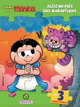 Livro - Turma da Mônica Livro Quebra-Cabeças - Alice no País das Maravilhas