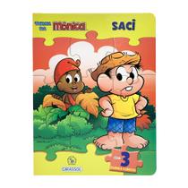 Livro - Turma da Mônica Livro Quebra-Cabeças - Saci