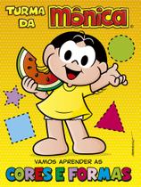 Livro - Turma da Mônica - Vamos aprender as cores e formas