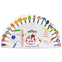 Livro - Um livro-kit divertido! Desenhe seus amigos Animais Livro - Um livro-kit divertido! Desenhe seus amigos Animais