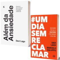 Livro umdiasemreclamar + Além da Ansiedade Davi Lago e Marcelo Galuppo Citadel