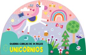 Livro - Unicórnios - Livro com quebra-cabeça