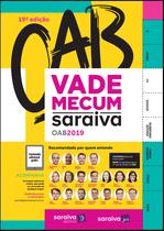 Livro - Vade Mecum Saraiva OAB 2019 - 19ª edição de 2019