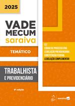 Livro - Vade Mecum Trabalhista e Previdenciário - Temático - 9ª Edição 2025
