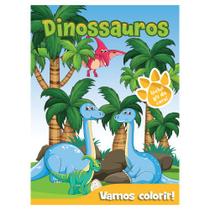 Livro - Vamos colorir - Dinossauros