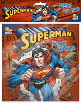 Livro - Vamos colorir! Kit livro+lápis de cor: Superman