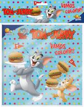 Livro - Vamos colorir! Kit livro+lápis de cor: Tom and Jerry