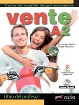 Livro - Vente a2 - libro del professor + cd audio
