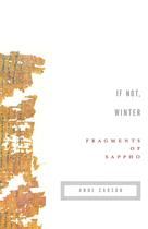 Livro Vintage Se Não for Inverno Fragmentos de Safo