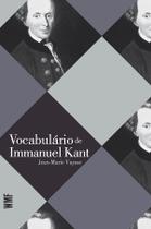 Livro - Vocabulário de Immanuel Kant