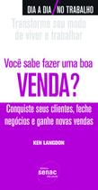 Livro - Você sabe fazer uma boa venda?