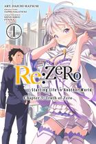 Livro Yen Press Re:Zero Capítulo 3 Verdade do Zero Vol. 1 Livro Yen Press Re:Zero Capítulo 3 Verdade do Zero Vol. 1