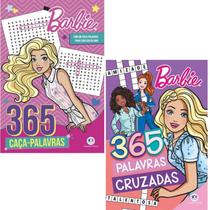 Livros Barbie Palavras Cruzadas e Caça-palavras e Desenhos para Colorir - Atividade Educativo Amigo