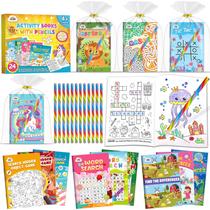Livros de atividades: lembrancinhas de festa ZMLM 24 com lápis de cor para crianças