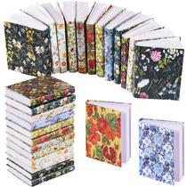 Livros de casa de bonecas em miniatura Skylety, escala 1:12 x24 (floral) Livros de casa de bonecas em miniatura Skylety, escala 1:12 x24 (floral)