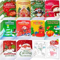 Livros de Colorir 90shine 120 unidades Natal 13x18 cm Livros de Colorir 90shine 120 unidades Natal 13x18 cm