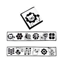 Livros De Pano Sensorial Para Recém-nascidos, Preto E Branco, Colorido, Animal, Desenvolvimento Da