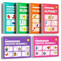 Livros de prática de redação TIME X Magic Groove Kids 4-8 anos