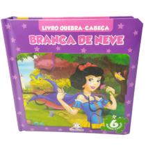 Livros de Quebra Cabeça: Branca de Neve - Blu Editora - Livros Infantis - Livros Educativos