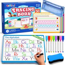 Livros de rastreamento YYsirui Preschool Learning de 3 anos ou mais com kit