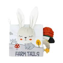 Livros De Tecido Para Bebês Com Toque 3D Suave E Alto Contraste, Brinquedos Sensoriais Montessori