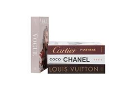 Livros Decorativos PROBENEX - Kit com 4 Peças Premium Livros Decorativos PROBENEX - Kit com 4 Peças Premium