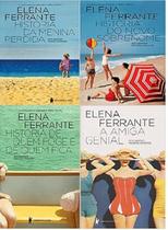 LIVROS ELENA FERRANTE novo sobrenome Juventude + A amiga genial Infância + menina perdida Maturidade Velhice + quem foge