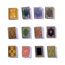 Livros Em Miniatura Para Casa De Bonecas Escala 1:12: Acessórios Decorativos Vibrantes Para