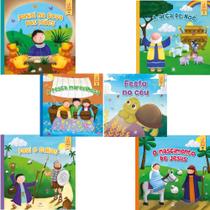 Livros infantis histórias bíblicas conjunto com 6 und - Ciranda cultural
