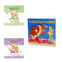 Livros infantis Mirtilo Não quer Dormir Os Grandes Ursos Conseguem kit 3 und Livros infantis Mirtilo Não quer Dormir Os Grandes Ursos Conseguem kit 3 und