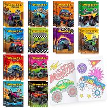 Livros para colorir BenLouis Monster Truck Mini Kids 24 unidades