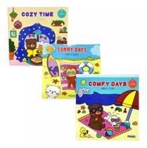 Livros para Colorir Cozy Times/ comfy Days e Sunny Days envio imediato Livros para Colorir Cozy Times/ comfy Days e Sunny Days envio imediato