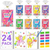 Livros para colorir FEREDO KIDS, pacote com 24, mini conjuntos de pintura aquática 4-8 Livros para colorir FEREDO KIDS, pacote com 24, mini conjuntos de pintura aquática 4-8