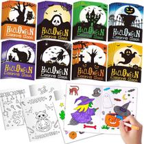 Livros para colorir Max Fun Halloween para crianças de 2 a 12 anos, 24 unidades