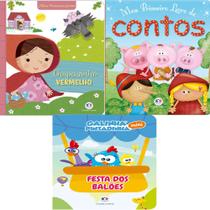 Livros para crianças contos e historinhas infantis kit com 3 - Ciranda Cultural