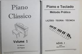 Livros Piano Clássico Estudo e Repertório Dois Volumes Livros Piano Clássico Estudo e Repertório Dois Volumes