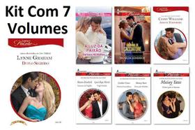 Livros Romance Harlequin Kit com 7 Unidades Sem Repetição Livros Romance Harlequin Kit com 7 Unidades Sem Repetição
