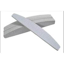 Lixa Banana/Boomerang/Caixa-ZEM 100/180 Unha Porcelana Acrygel Fibra