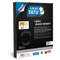 Lixa Black Infinity Tatu 80 Agua/Ferro/Massa ./ Kit Com 25 Folhas