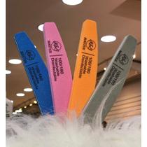 Lixa Buffer 100/180 K&S Bumerangue Colorida para Profissional Manicures - Master KS