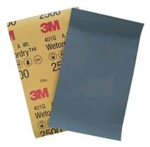 Lixa D'Água 2000 R-401Q 140x228mm 50 Peças 3M Lixa D'Água 2000 R-401Q 140x228mm 50 Peças 3M