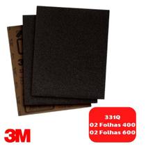 Lixa d'Água Folha 3M 331Q Grão 400 600 (04u) 230x280mm Lixa d'Água Folha 3M 331Q Grão 400 600 (04u) 230x280mm