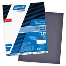 Lixa D'Água Multiuso T223 Grão 80 Norton 50 folhas 66261161509 Lixa D'Água Multiuso T223 Grão 80 Norton 50 folhas 66261161509