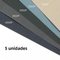 Lixa d'água/seca - Kit com 5 Peças (2000, 2500, 3000, 5000 e 7000 Grãos)